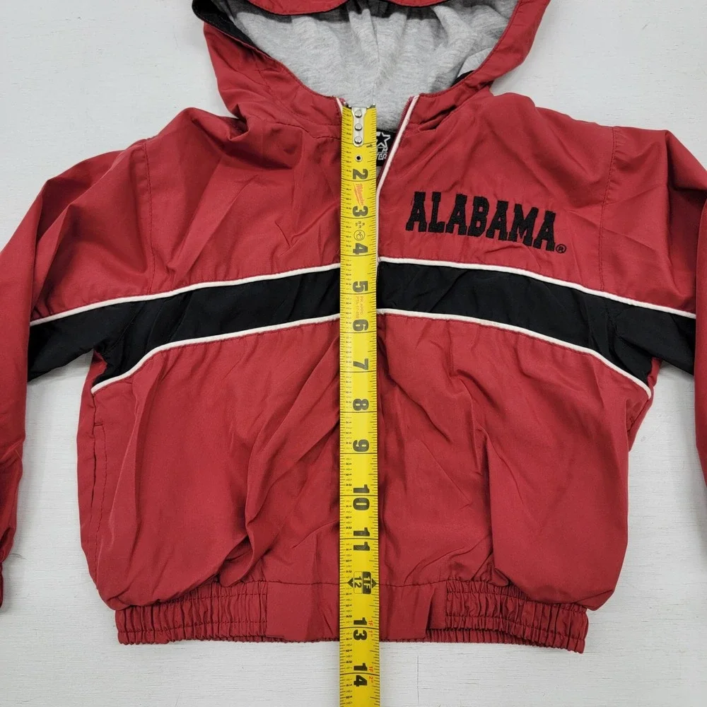 Vtg Starter Alabama Crimson Tide Football Jacket Windbreaker Kids Toddlers Sz 4T